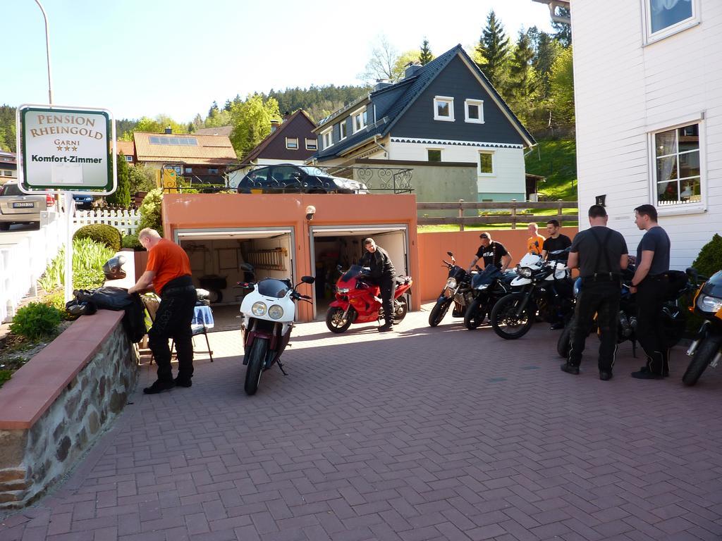 Pension Rheingold Garni Bad Grund Esterno foto